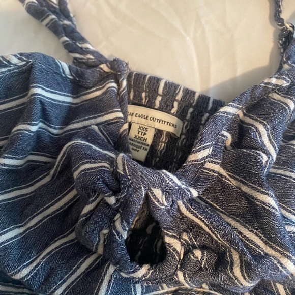 BLUE STRIPED AMERICAN EAGLE TWO PIECE SET - Picture 3 of 5